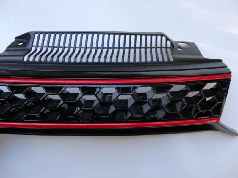 10 11 VW EMBLEM GOLF GTI FRONT UPPER HEADLIGHT GRILL GRILLE 5K0 853 651 AK OEM, US $129.99, image 7