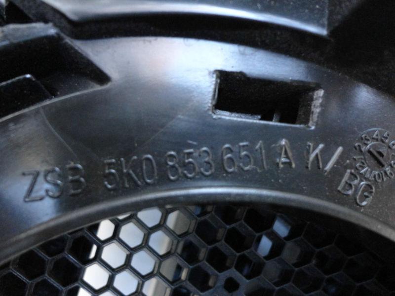 10 11 VW EMBLEM GOLF GTI FRONT UPPER HEADLIGHT GRILL GRILLE 5K0 853 651 AK OEM, US $129.99, image 9