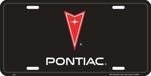 Pontiac license plate