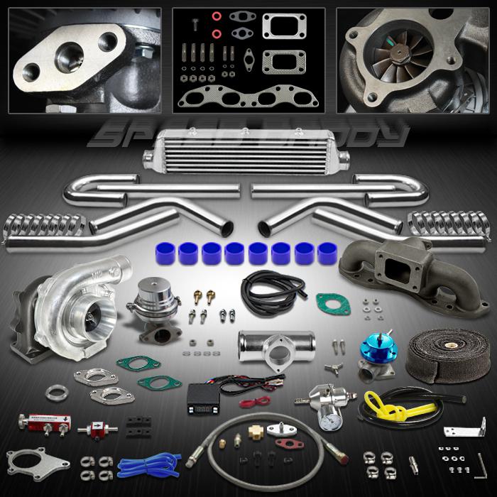 Find T04E 13P TURBO KIT+CAST MANIFOLD+INTERCOOLER 9198 NISSAN 240SX