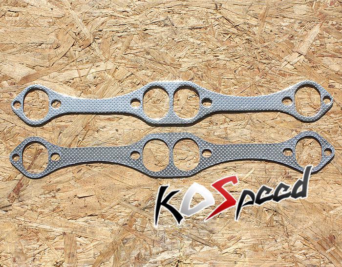 Find SMALL BLOCK CHEVY SBC 265400 EXHAUST HEADER MANIFOLD GRAPHITE ALUMINUM GASKET in Rowland