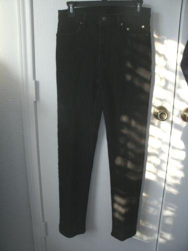 Harley davidson ladies size 6 black jeans exc condition