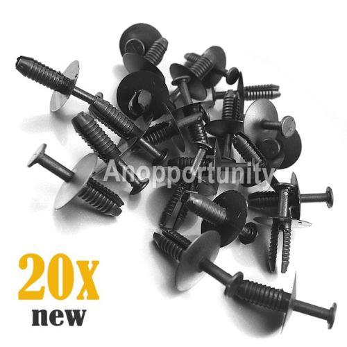30x BMW Nylon Rivet Fastener Bumper Mud Guard Flap Push Plastic Pin Clips, US $6.99, image 2
