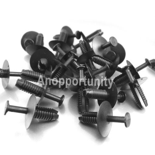 30x BMW Nylon Rivet Fastener Bumper Mud Guard Flap Push Plastic Pin Clips, US $6.99, image 3