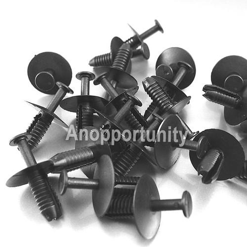 30x BMW Nylon Rivet Fastener Bumper Mud Guard Flap Push Plastic Pin Clips, US $6.99, image 4