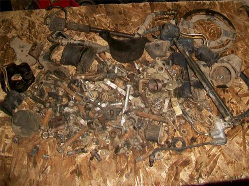97 suzuki lt 4wd 250 box of bolts & parts k27