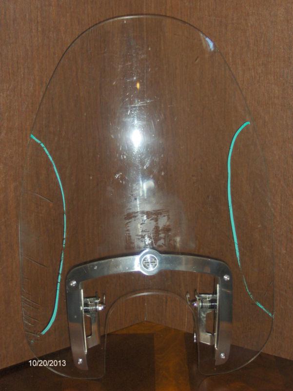 Harley davidson quick release deuce detachable windshield fxstd-oem