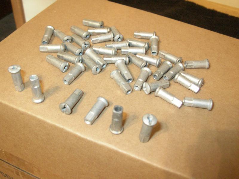 Find Harley Knucklehead Panhead Wheel Spoke Nipples (40) Original OEM