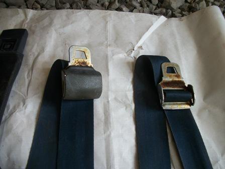 1980 CAMARO FRONT SEATBELT SET FIREBIRD TRANS AM Z28 81 79 BLUE , US $20.00, image 2