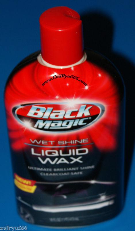 Black magic wet shine liquid wax x2 16oz bottles clearcoat safe