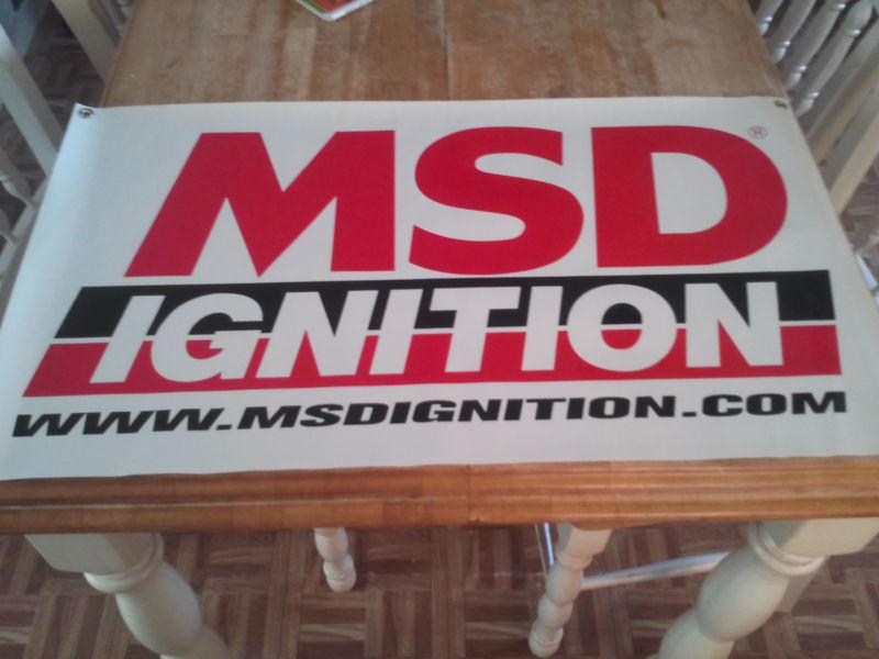 Msd  racing banner  used in nhra,nascar,