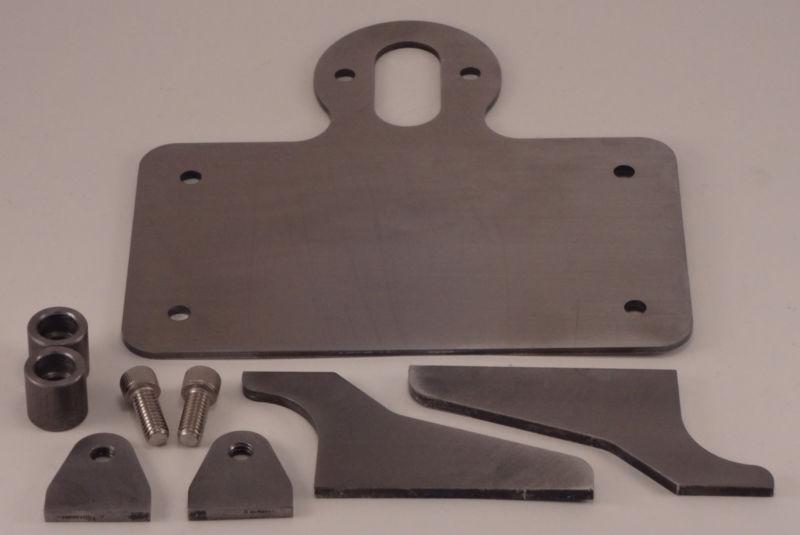 Chopper tag mount plate bracket motorcycle bobber cafe racer harley xs triumph