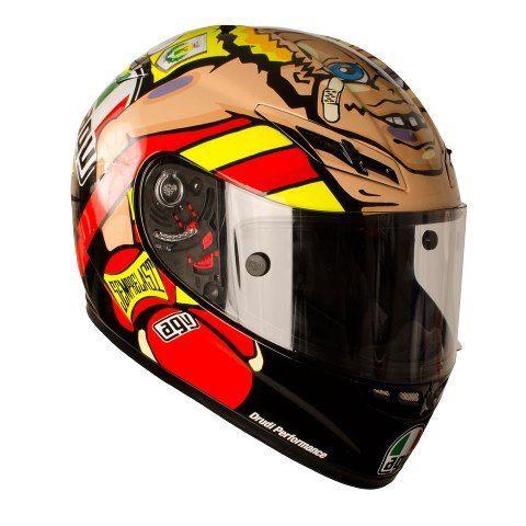 Agv gp-tech limited edition misano-2012 valentino rossi replica helmet,boxer, xl