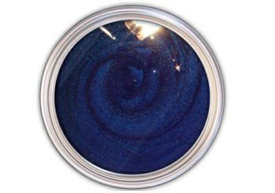 Sapphire blue metallic urethane basecoat gallon