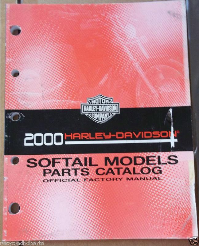 Harley davidson softail models parts catalog pn-99455-00a