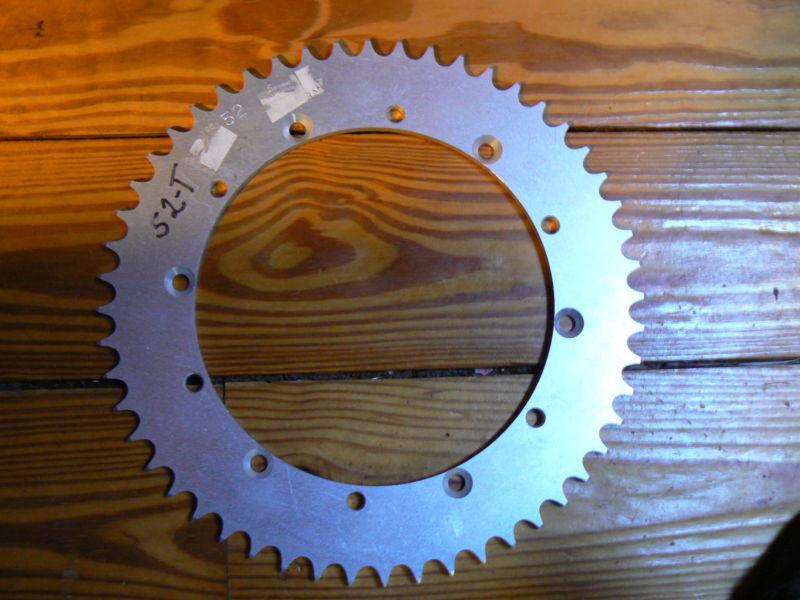 Vintage husqvarna rear sprocket 52 tooth nos