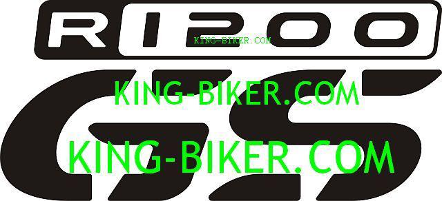 Bmw r1200gs r 1200 gs logo sticker colors available decal vinyl patch aufkleber