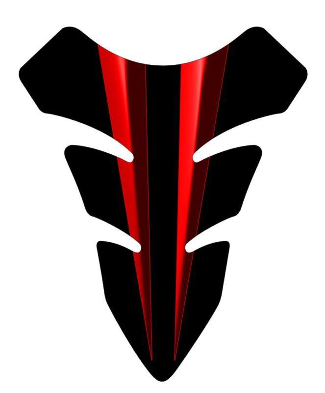 Kawasaki ninja suzuki gsxr honda cbr yamaha yzf motorcycle tank pad red