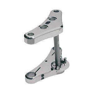 Accutronix 41mm triple tree 7 deg. elite smooth chrome twr741-esc 2406-7417