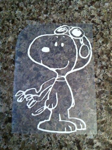 Snoopy red baron vinyl decal sticker laptop car truck