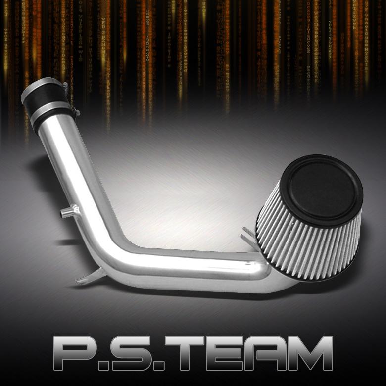 99-05 jetta 99-06 golf 2.0 sohc polish cold air intake+stainless washable filter