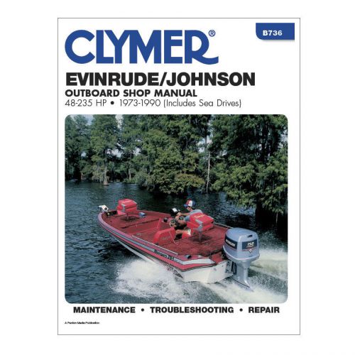 Clymer evinrude/johnson 48-235 hp ob 1973-1990 -b736