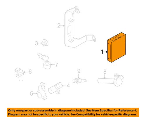 Subaru 22765ad31d engine control module/ecu/ecm/pcm