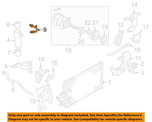 Gm oem a/c condenser, compressor lines-ac hose 19169333