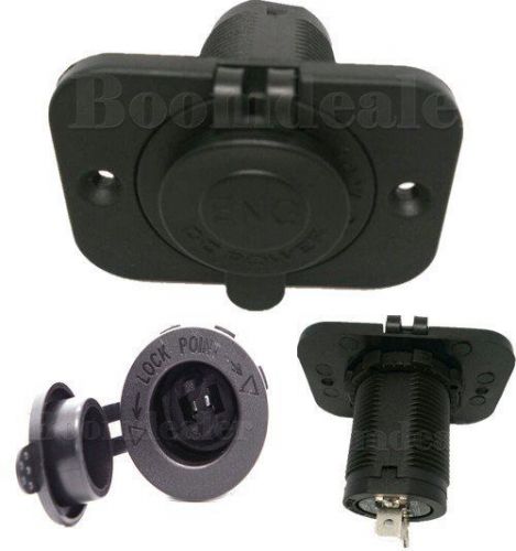 12v/24v flush mount engel fridge pvc socket for 4wd caravan marine boating bd