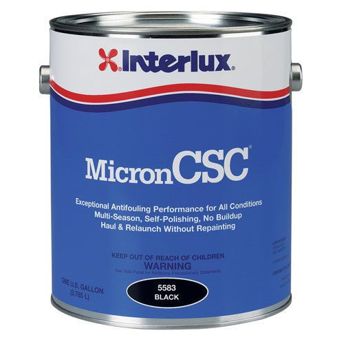 Interlux marine micron csc anti-fouling paint 2- quarts -color: black