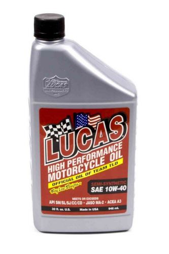 Lucas oil high performance 10w40 motor oil 1 qt p/n 10710