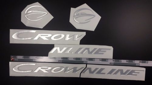 Crownline boat emblem 20&#034; stickers set - adesivi barca - pegatinas barcos