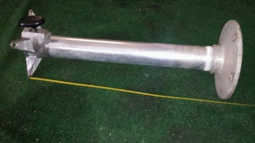 Garelick 24" aluminum seat base table base 3" diameter 9" base p/n 08003 #2 of 2