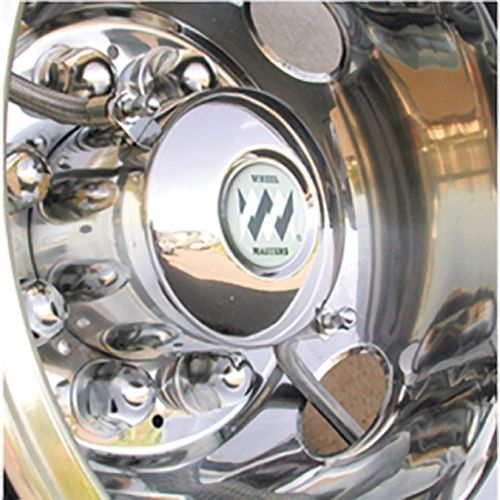 Wheel masters 8110a 22&#034; aluminum wheels stainless steel hose kit 4 pack
