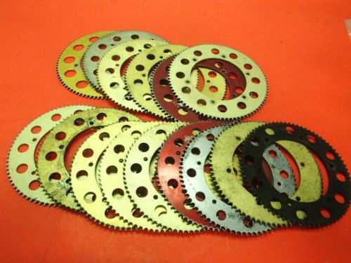 Race go kart tag rotax large lot used sprockets 219 15pcs hi qualitiy briggs