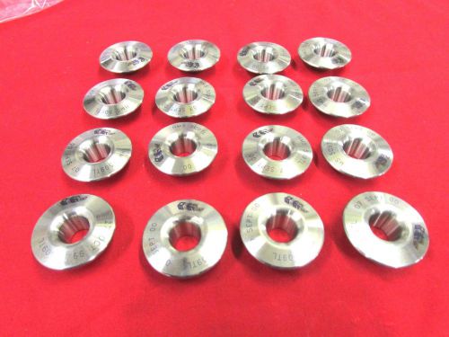 New  set of 16 delwest 509lt  titanium  retainers1.450 od