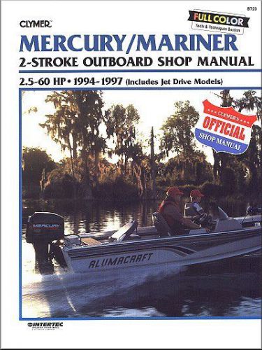 Mercury mariner two-stroke outboard 2.5-60 hp repair manual 1994-1997