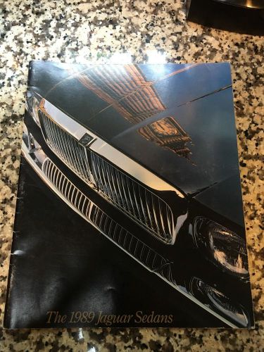 1989 jaguar dealer marketing book sales advertisement