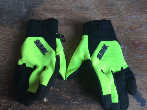 Slednecks spring gloves – neon green - large