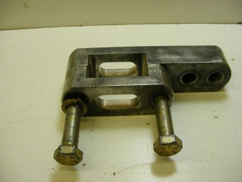 2" square afco alum clamp on panhard bar slider mount imca cra nascar 111615-50