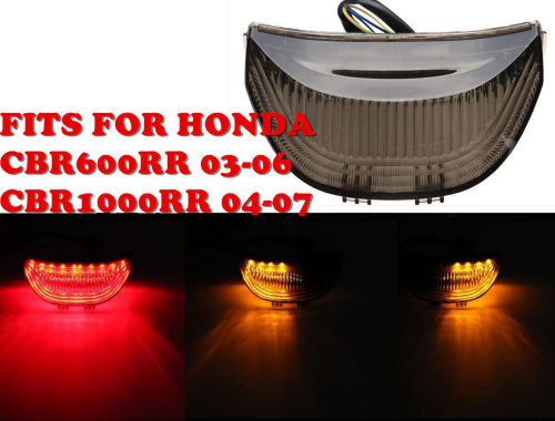 Integrated led tail light turn signal for honda cbr 1000rr 04-07 cbr 600rr 03-06