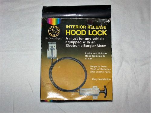 Vintage 1981 cal custom interior release hood lock 964--nos