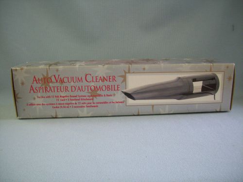 Auto vacuum cleaner boat 12 volt portable 3 attachments 15' cord new