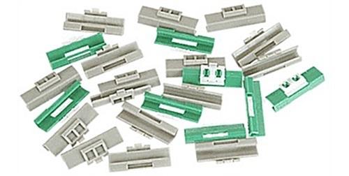 1979-1989 all volvo models wshld clip kit for wshld fcw404 w/ 24 green & gray cl