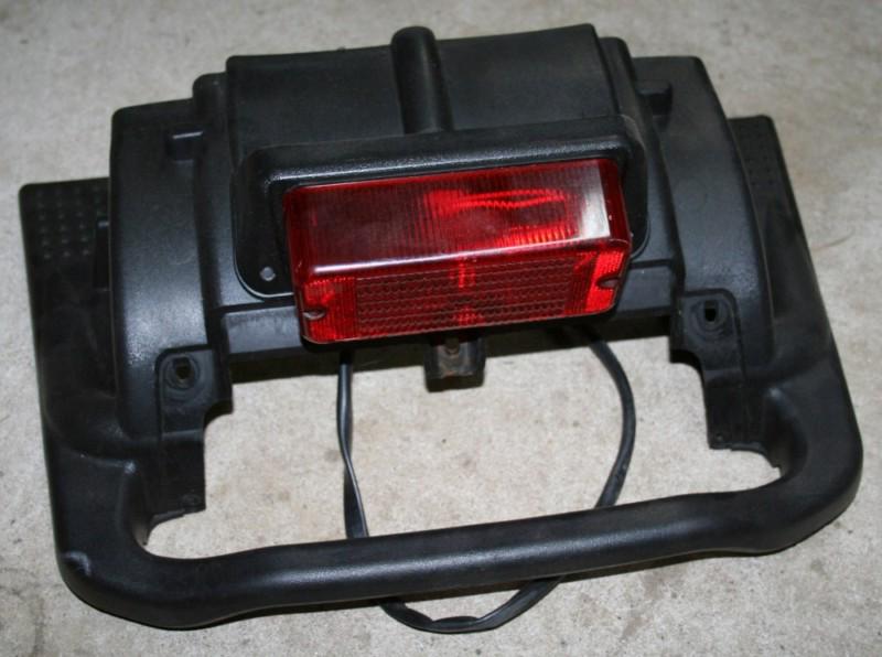 Good used oem tail light & bumper assembly for arctic cat f7 fire cat 700 2004