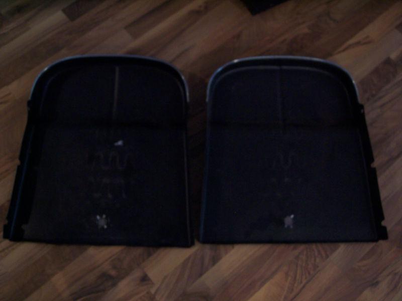 1966 Chevrolet Corvette Original Plastic Seat Backs, Black, 65 66 67 1965 1967, US $79.00, image 2