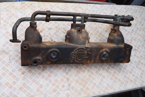 Oem volvo penta exhaust manifold &amp; cooler copper line 824532 824549 824673 aq130
