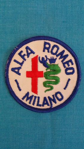 Alfa  romeo  -  milano              "patch"  /   vintage  70s      nos