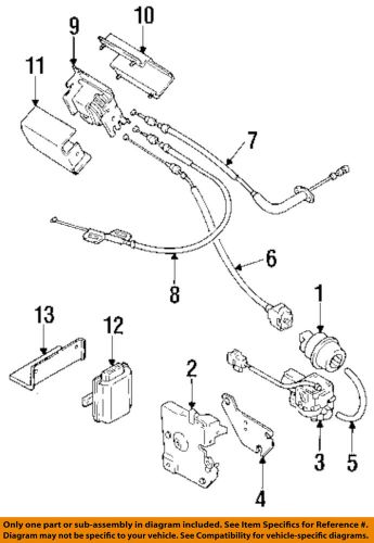 Mitsubishi oem 02-07 lancer 2.0l-l4 cruise control system-vacuum hose ms632192