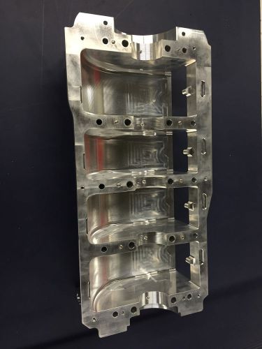 New nascar sbf road race billet alum main girdle roush yates dry sump pan only